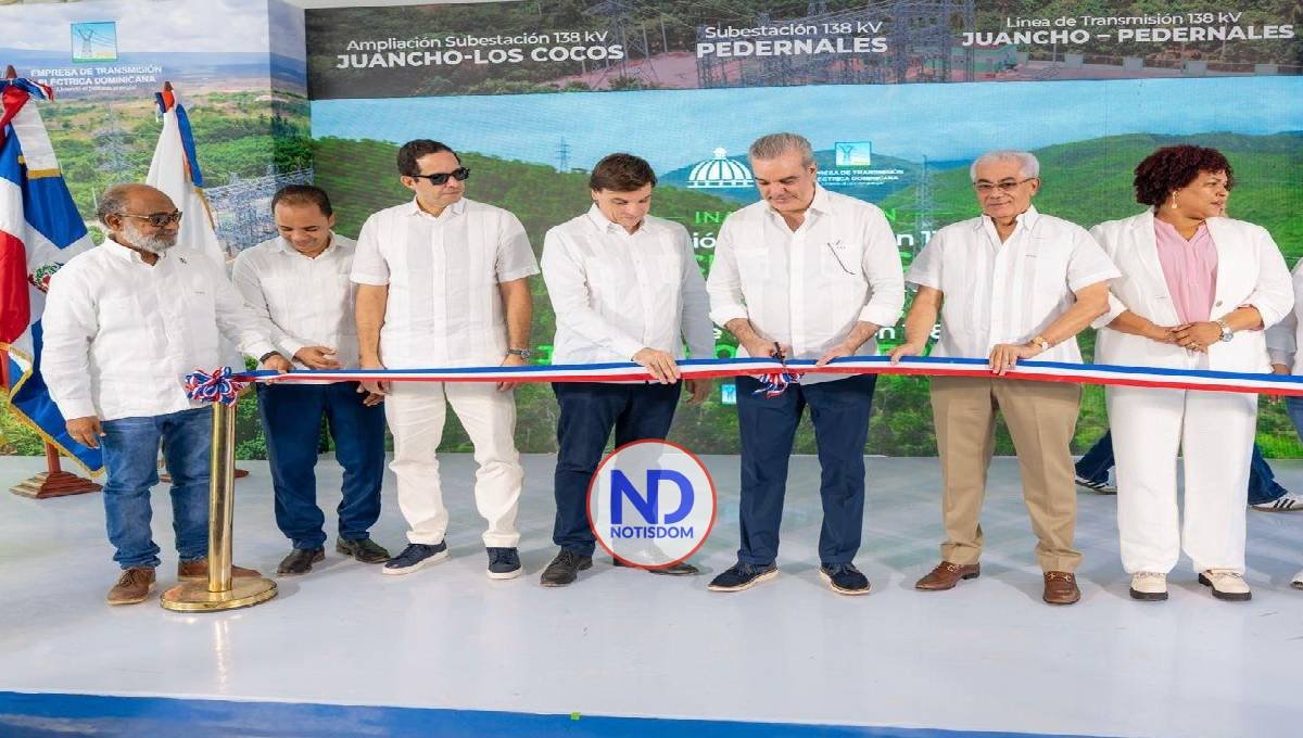 Presidente Abinader encabeza inauguración de infraestructuras eléctricas de la ETED en Pedernales