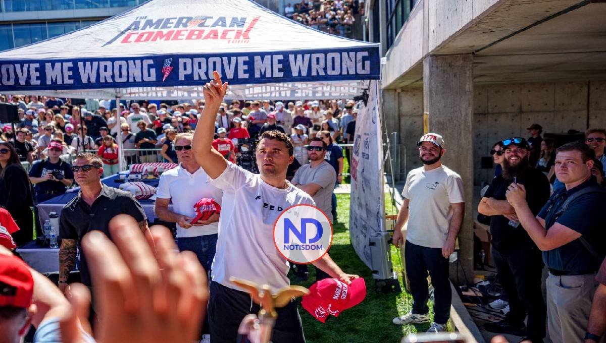 EEUU: Muere el comentarista Charlie Kirk tiroteo universidad 2 EEUU: Muere el comentarista Charlie Kirk tiroteo universidad