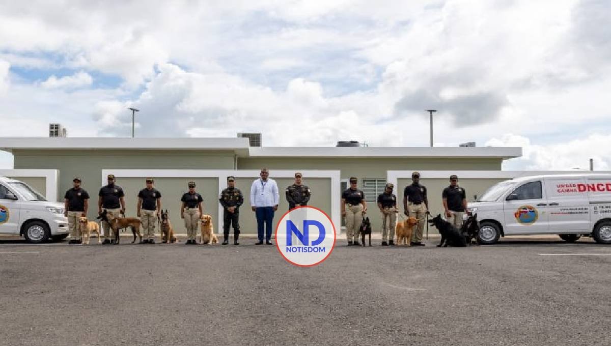 DNCD recibe moderna residencia canina k9 y unidades especializadas