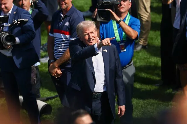 Trump responde a críticas del equipo europeo tras la Ryder Cup 4 DONALD TRUMP 418 Trump responde a críticas del equipo europeo tras la Ryder Cup