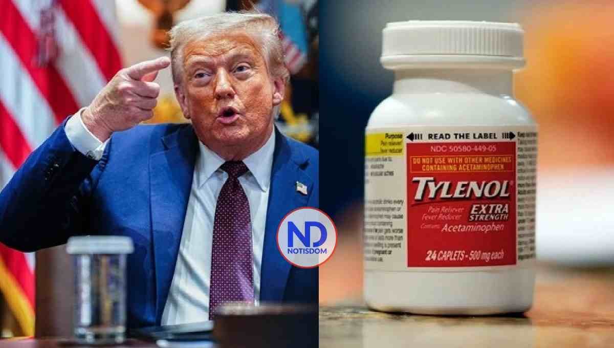 Trump limita uso Tylenol y lo vincula como causante autismo