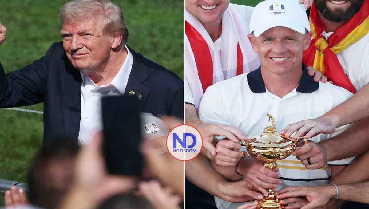 Trump responde a críticas del equipo europeo tras la Ryder Cup 2 Trump responde a críticas del equipo europeo tras la Ryder Cup