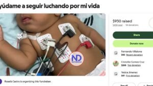 Bebé de 5 meses necesita trasplante de médula ósea y familia pide ayuda urgente