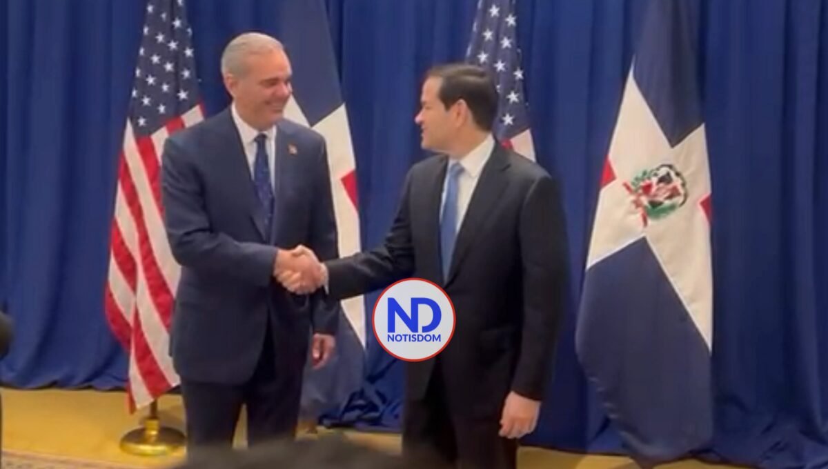 Luis Abinader y Marco Rubio abordan crisis haitiana en reunión en Nueva York