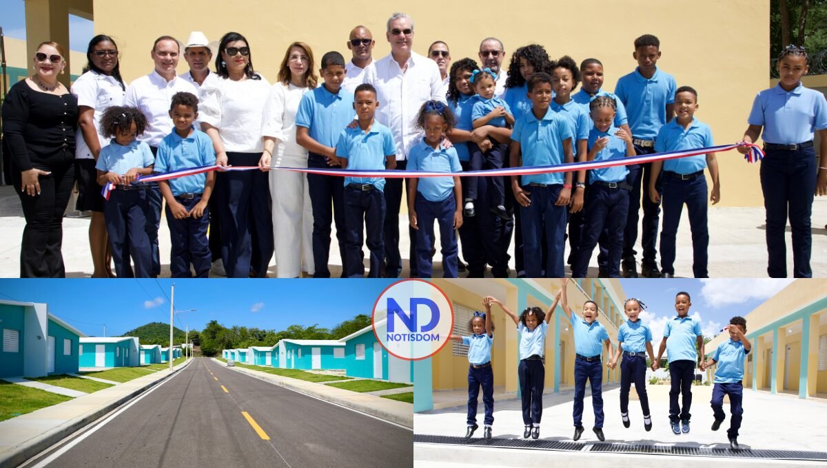 Abinader entrega 70 viviendas y dos escuelas en Puerto Plata: «Invertimos en dignidad, futuro y desarrollo»