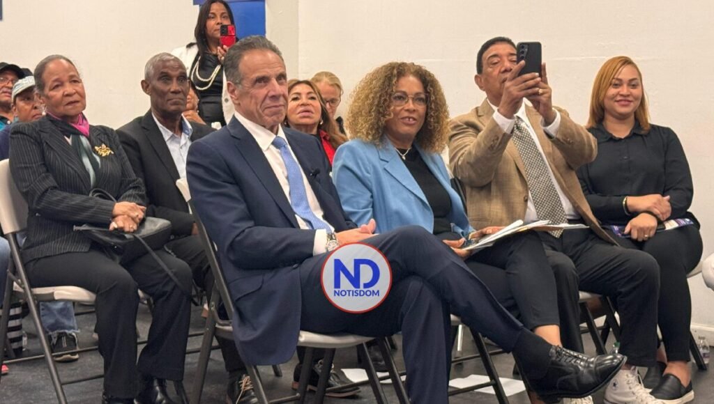 NOTISDOM FOTOS PF2025 2025 09 09T182432.116 Andrew Cuomo, candidato a la alcaldía de NY, presenta propuestas ante el Frente Democrático Moderno