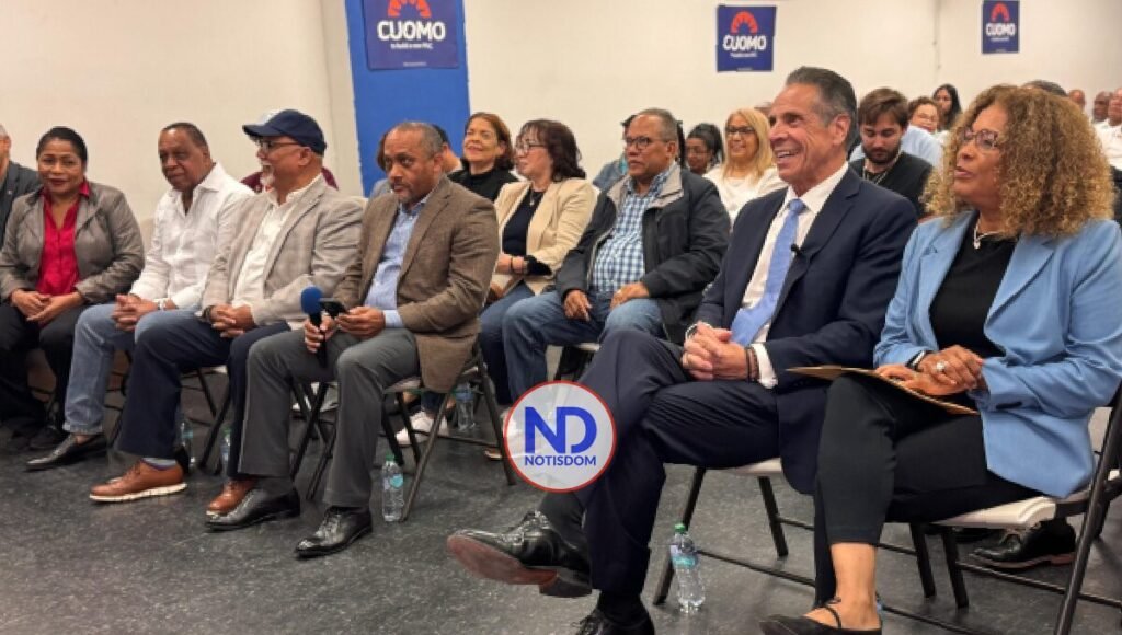 NOTISDOM FOTOS PF2025 2025 09 09T183309.162 Andrew Cuomo, candidato a la alcaldía de NY, presenta propuestas ante el Frente Democrático Moderno