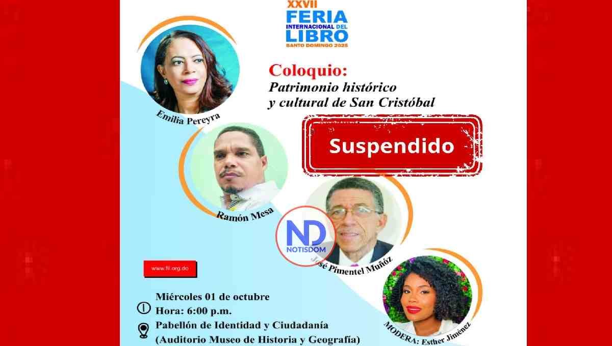 Suspenden coloquio sobre SC por temor a una pelea en la FIL