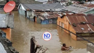 Melissa deja un muerto, fuertes inundaciones y daños en la RD