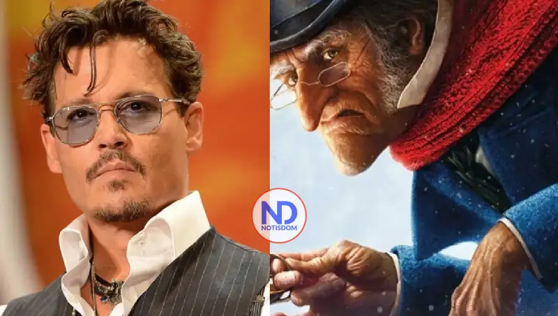 Johnny Depp regresa a Hollywood como el oscuro Ebenezer Scrooge