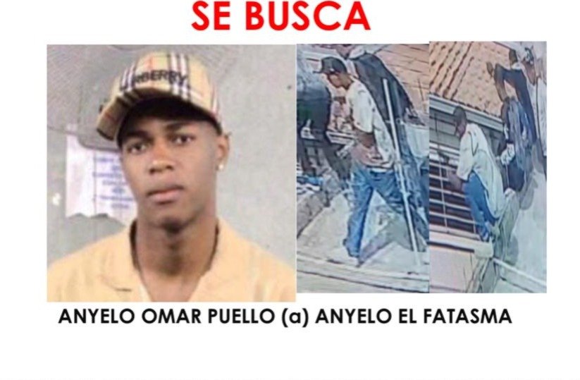 ANYELO OMAR PUELLO "Anyelo el Fantasma" otro de los involucrados en el ataque policial en Los Girasoles, según la Policía