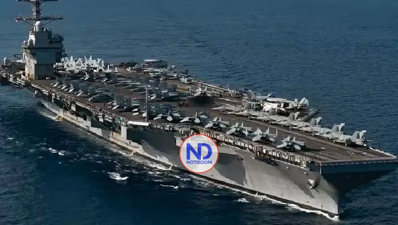 EEUU despliega portaaviones en medio tensiones con Venezuela