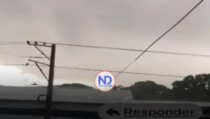 Fuerte tornado en Mao afectó casas y sembradíos este sábado