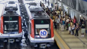 Volvió a fallar servicio del metro Santo Domingo por una avería
