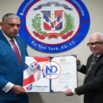 Cónsul de RD en Nueva York es homenajeado por Fenacerd y afirma fortalece dominicanidad