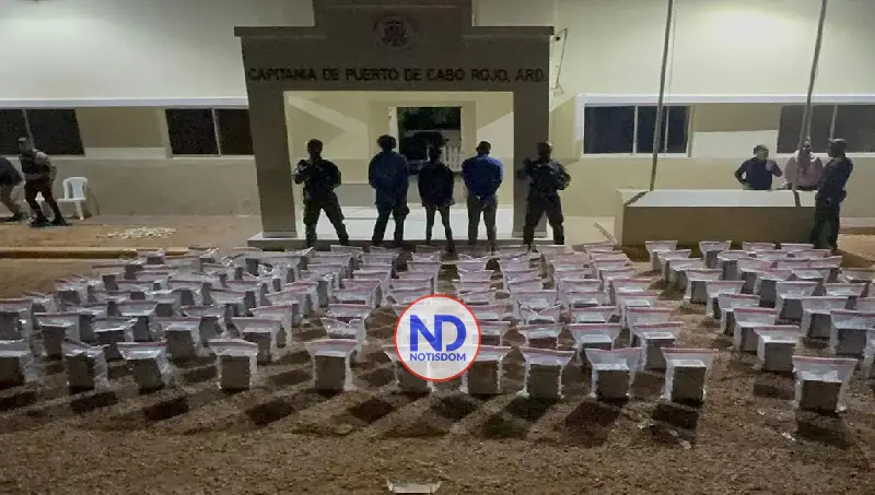 RD incauta más 1.5 toneladas cocaína en apoyo Lanza del Sur