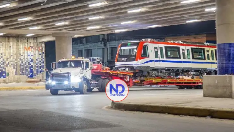 Llegan dos nuevos trenes para el Metro de Santo Domingo