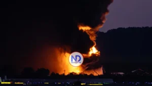 Se estrella avión de carga de UPS en Louisville y desata gran incendio: reportan heridos y cierre del aeropuerto