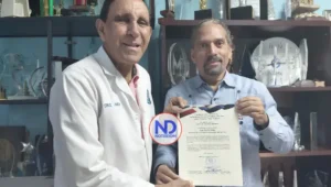 Juan Pablo Uribe es reconocido por su labor en la promoción de los valores patrios dominicanos