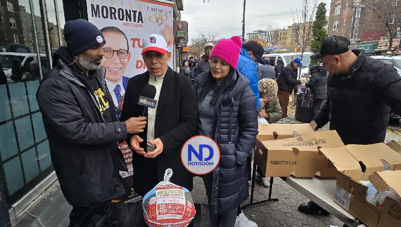 NOTISDOM FOTOS PF2025 2025 11 25T143844.927 Cirilo Moronta entrega mil pavos en NY por vigésima ocasión en Acción de Gracias