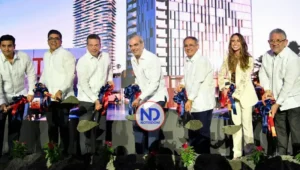 Abinader da primer palazo al City Center, el mayor proyecto de inversión en la historia de SDE