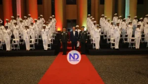 Abinader encabeza solemne graduación militar y asciende a 50 nuevos oficiales del Ejército