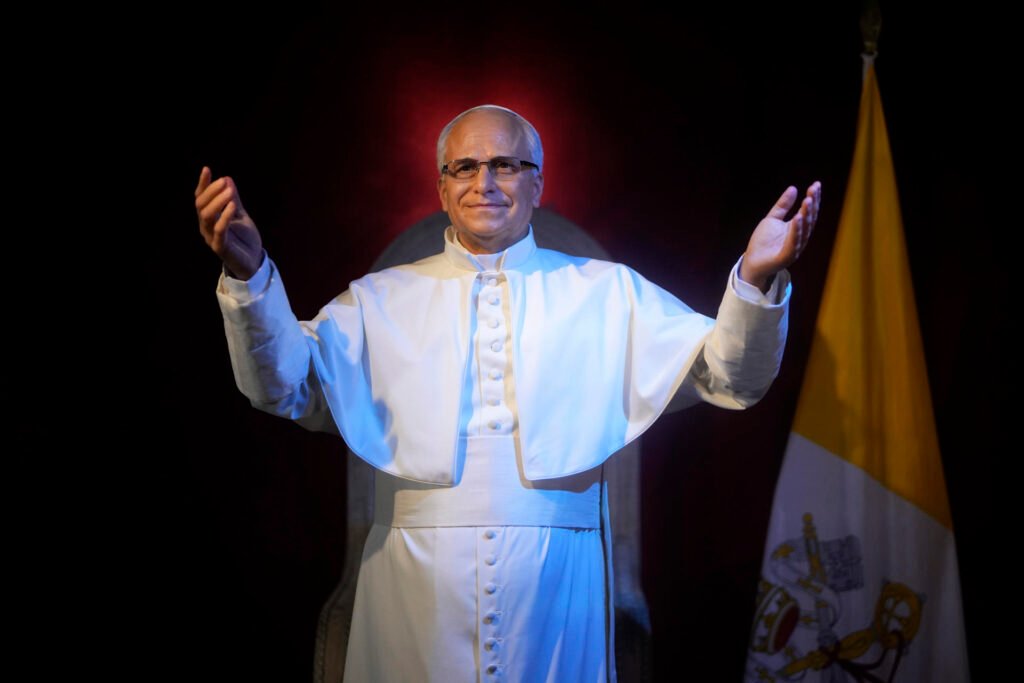 La figura del papa León XIV ya está en el Museo de Cera de Madrid 3 figura del Papa Leon XIV La figura del papa León XIV ya está en el Museo de Cera de Madrid