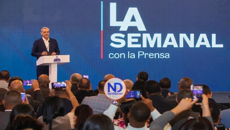 Presidente Abinader anuncia última edición del año de LA Semanal con la Prensa