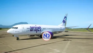 Arajet recibe su aeronave número 13 «Isabel de Torres» en Puerto Plata