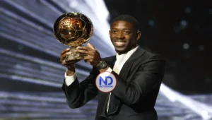 Dembelé, premiado con el The Best al mejor jugador de 2025