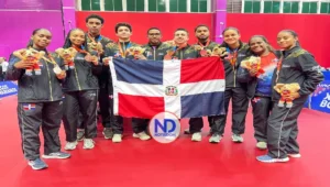 Mejores atletas en la categoría superior en nacional tenis mesa