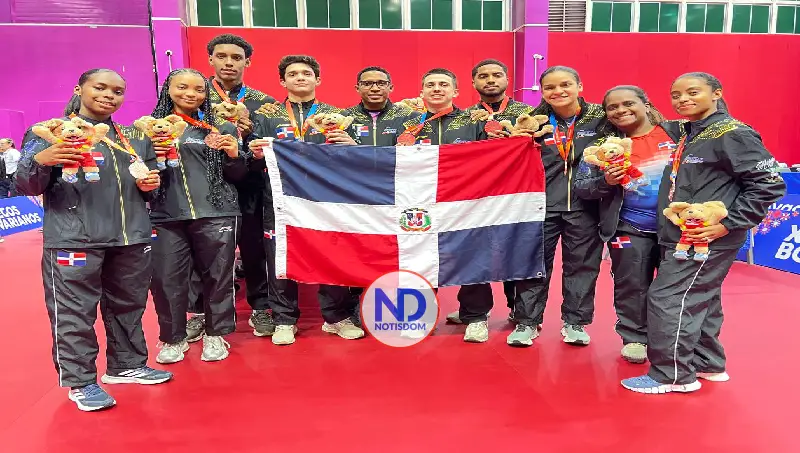 Mejores atletas en la categoría superior en nacional tenis mesa