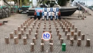 Armada de Colombia incauta 27 toneladas cocaína en el Caribe