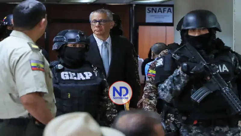 Exvicepresidente de Ecuador Jorge Glas alega «tratos crueles y denigrantes» en la prisión