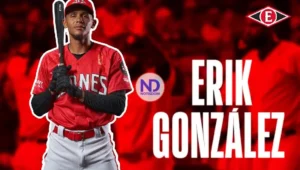 Pelotero Erik González entre los mejores bateadores de LIDOM