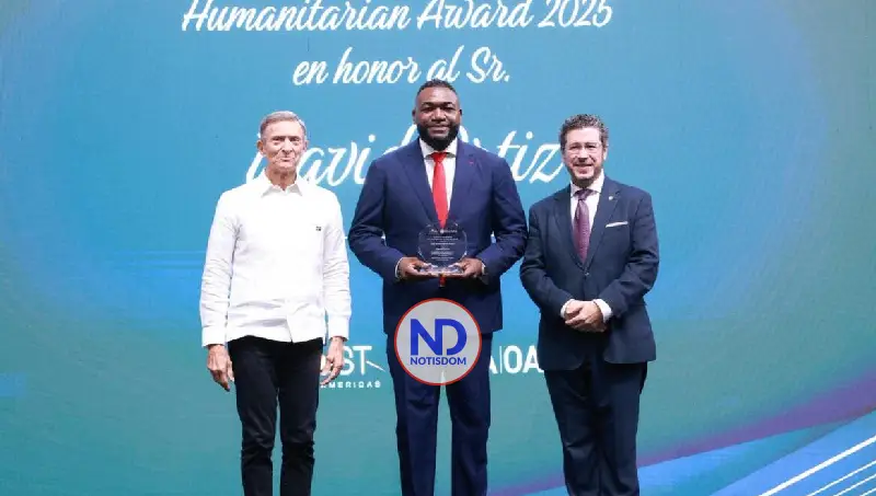 David Ortiz recibe el Humanitarian Award 2025 por su labor a favor de la niñez vulnerable