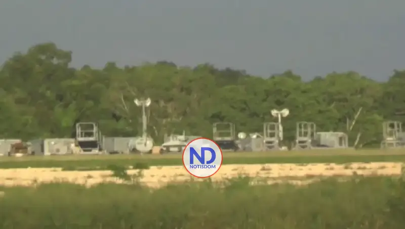 VIDEO | Despliegue estratégico de EE.UU. en el AILA: avanza instalación de campamento militar 2 VIDEO | Despliegue estratégico de EE.UU. en el AILA: avanza instalación de campamento militar