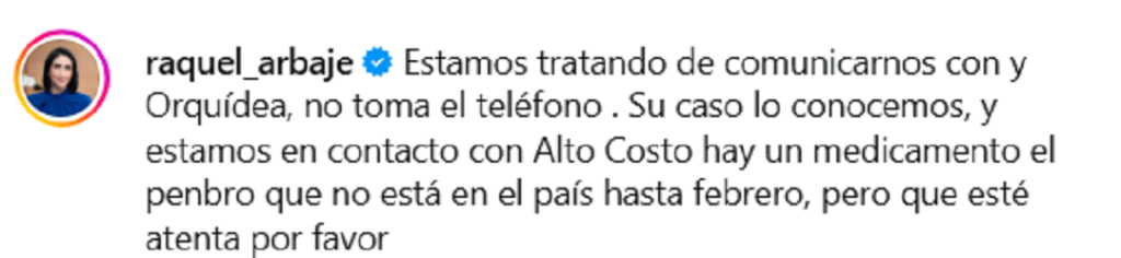 RAQUEL ARBAJE 6 Primera dama da seguimiento al caso de la joven con cáncer de mama Orquidea Kelly
