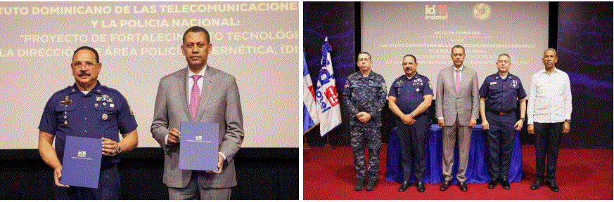 Indotel y Dicat 1 Indotel y Dicat firman acuerdo para fortalecer investigación de delitos tecnológicos