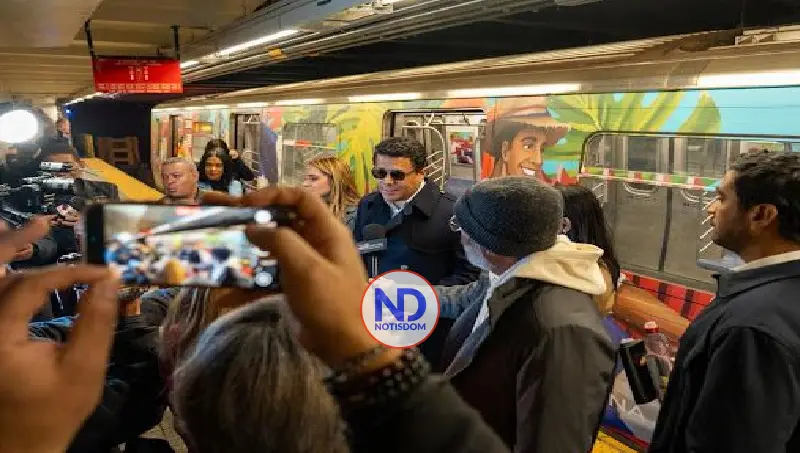 Ministro dominicano lanza ruta promocional Línea A tren de NY