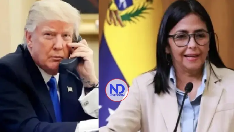 Trump señala Delcy Rodríguez «es una persona estupenda»
