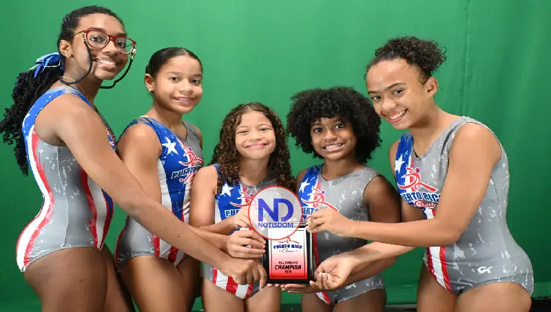 Gimnastas infantiles ganan medallas en clásico Puerto Rico