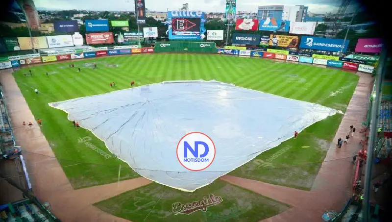 Suspendido de nuevo por las lluvias partido serie final LIDOM