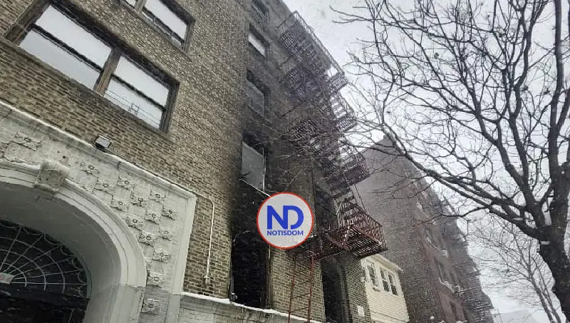 Dominicana muere en incendio durante tormenta de nieve EU 2 Dominicana muere en incendio durante tormenta de nieve EU