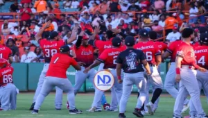 Leones del Escogido a una victoria bicampeonato beisbol