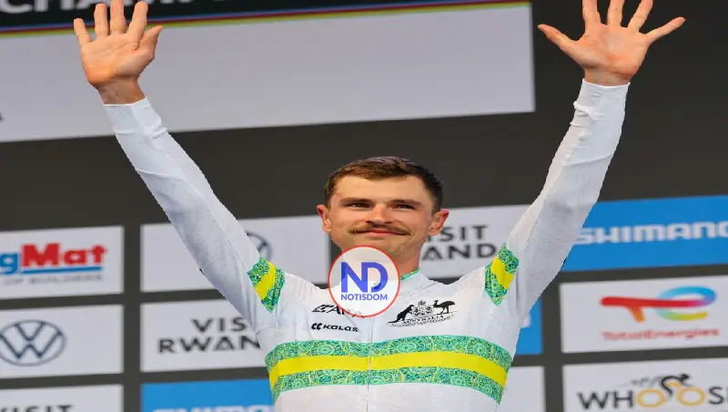 Ciclista Jay Vine sufre fractura de muñeca tras chocar con un canguro en Francia 2 Ciclista Jay Vine sufre fractura de muñeca tras chocar con un canguro en Francia