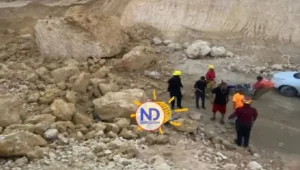 Dos fallecidos y otro lesionado de gravedad en derrumbe mina