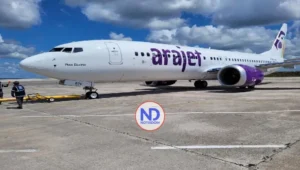 Aerolínea Arajet mueve 1.48 millones de pasajeros en 2025