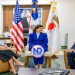 Alcalde de Santiago recibe visita de la embajadora de EEUU y la vicepresidenta Raquel Peña