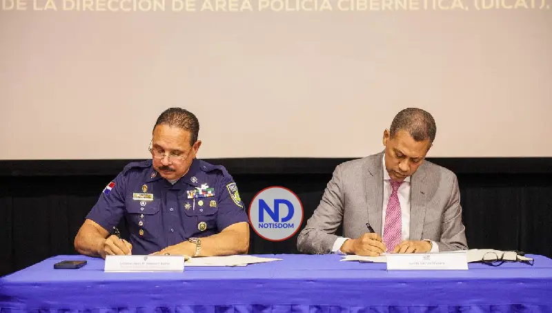 Indotel y Dicat firman acuerdo para fortalecer investigación de delitos tecnológicos